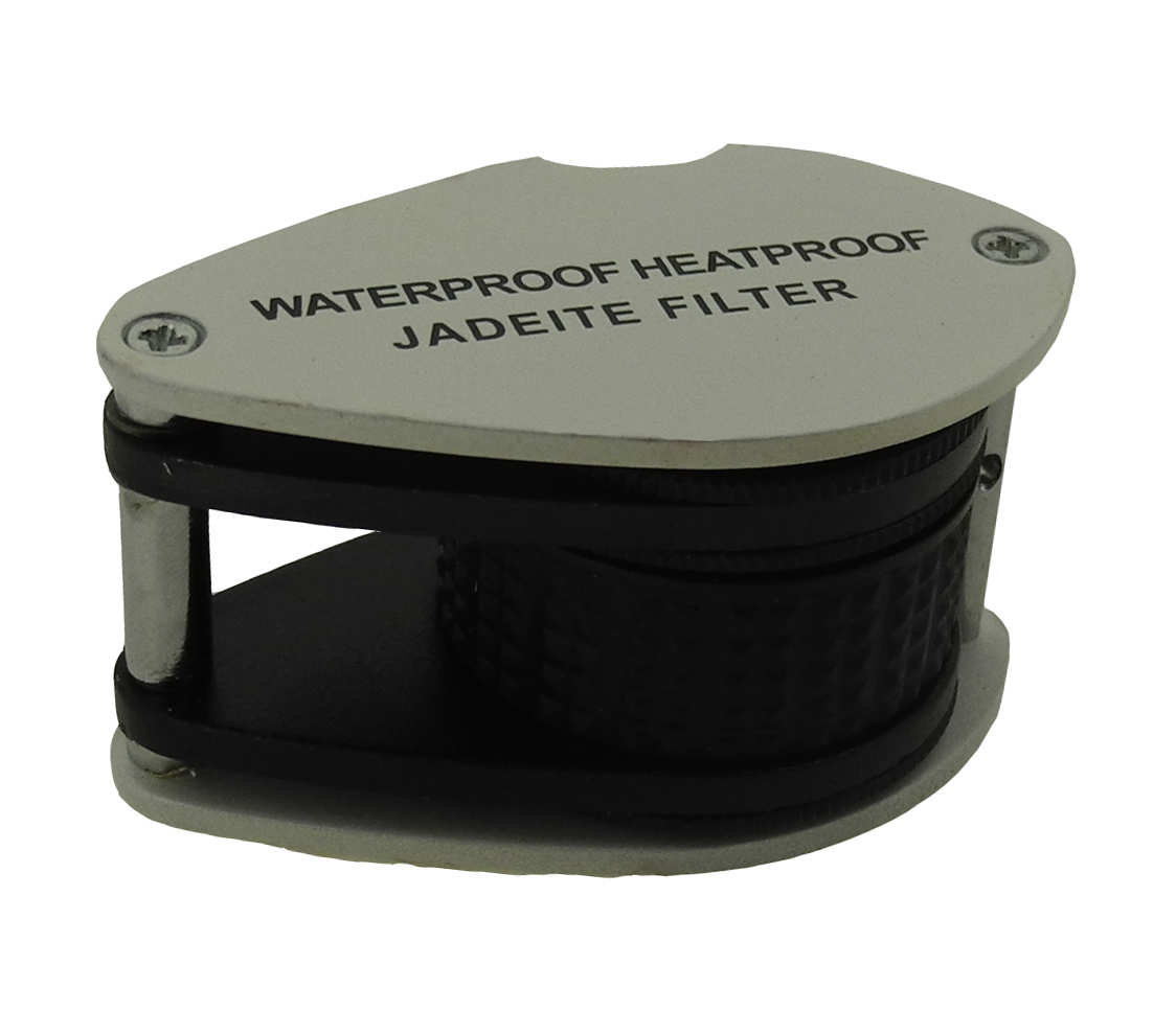 Foldable Jadeite Filte, 15x Magnifying Glass Gemstone Teste