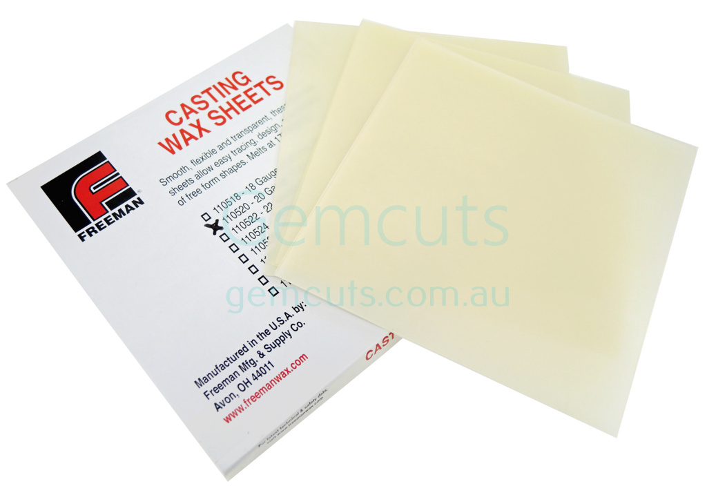 Jewellers Casting Wax Sheets