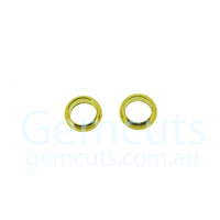 Half Round Gold Colour Jump Ring ID 3.4mm