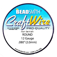 Craft Wire 12GA Round Tarnish Resistant
