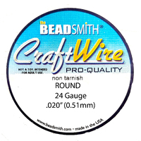 Craft Wire 24GA Round Tarnish Resistant