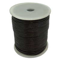 Leather Cord - Round - Brown (Roll)