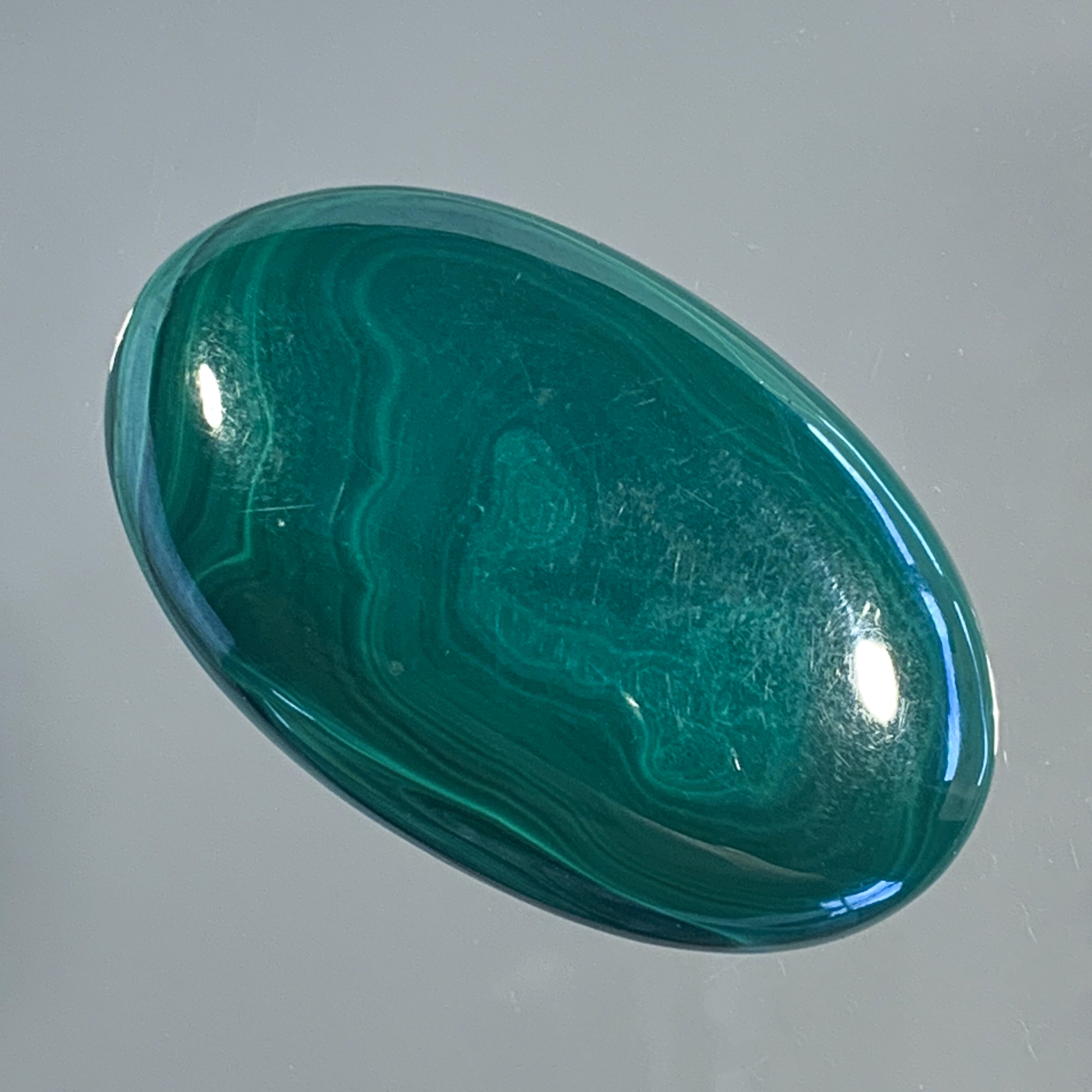 malachite cabochon