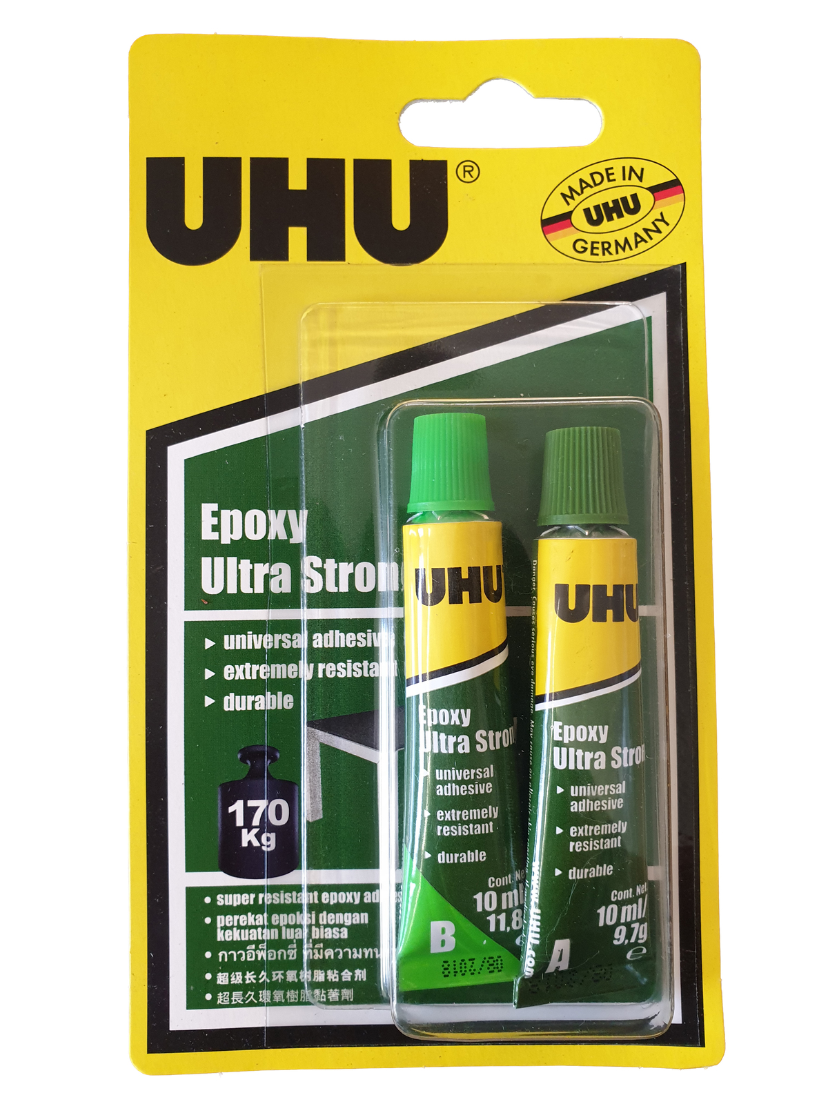 UHU Epoxy Ultra Strong Glue 2 x 10ml Tubes