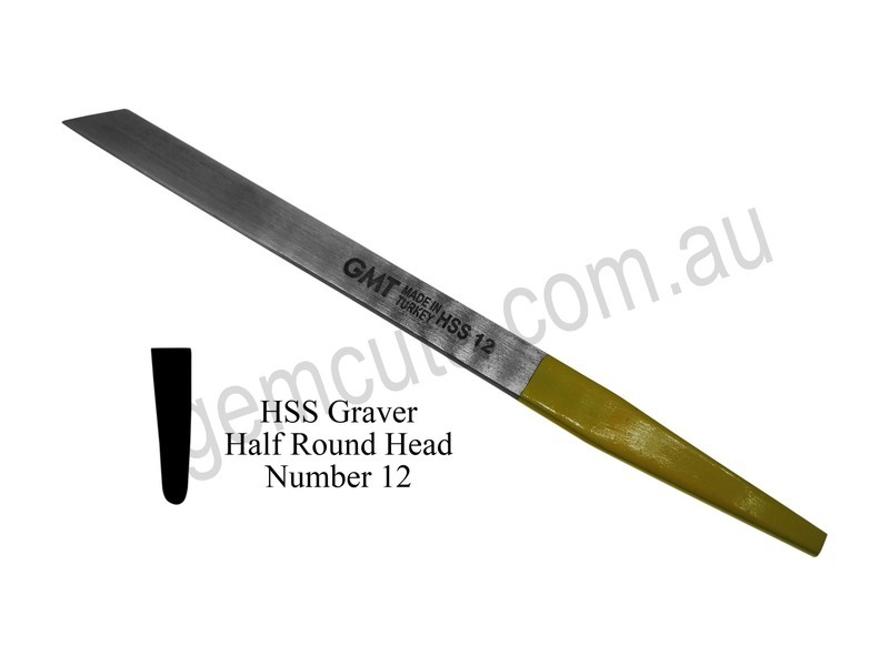 Half Round Graver Number 12 GMT