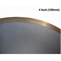 303 Continuous Rim Diamond Saw Blades 4 Inch (100 mm)