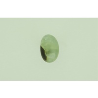 Tourmalinated Prehnite Oval Cabochon