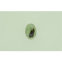 Tourmalinated Prehnite Oval Cabochon