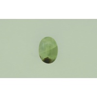 Tourmalinated Prehnite Oval Cabochon