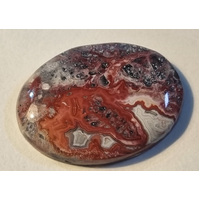 Crazy Lace Agate Oval Cabochon