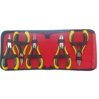 Ergonomic Plier Set in Leatherette Case