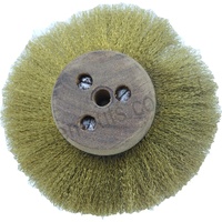 Brass Circular Wheel Brush 150mm (approx 6 inch)