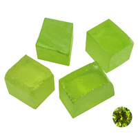 Cubic Zirconia - Apple Green - Per Piece