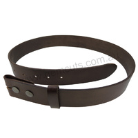 Genuine Solid Leather Belt - Light Coffee