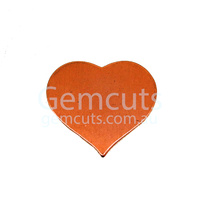 Copper Heart Stamping Blank