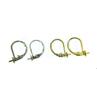 Lever-Back Ear Wire with Peg Pair