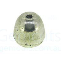 Silver Domed End Cap