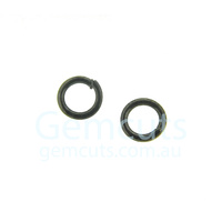 Gun Metal Grey Colour Jump Ring ID 4.0mm