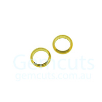 Half Round Gold Colour Jump Ring ID 5.5mm