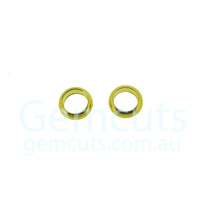 Half Round Gold Colour Jump Ring ID 3.4mm
