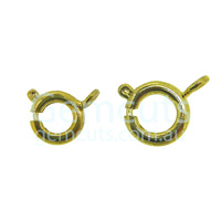 Bolt Ring Clasp  -  Gold Colour