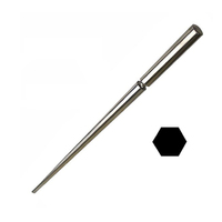 Steel Tapered Bezel Mandrel - Hexagonal