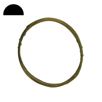 Brass Wire - Half Round