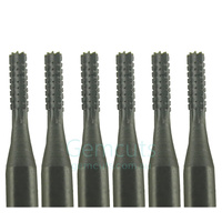Cylinder Cross Cut Burrs - 1.40mm - Pack of 6
