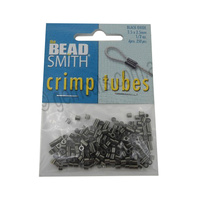 Crimp Tubes 2.5mm - Black Oxide 