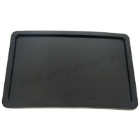 Blank Belt Buckle - Black Rectangle