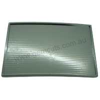 Blank Belt Buckle - Bright Silver Rectangle
