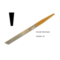 Corradi HSS Flat Graver No 10