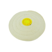 Cotton Calico Buff 150mm (6 inch) x 12mm