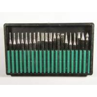Diamond Plated Carving Burr Set of 20  with 2.35mm Shaft