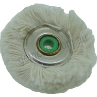 Cotton Mop Buff for Jewellers Lathe 50mm