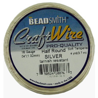 Craft Wire 18GA Half Round