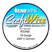 Craft Wire 18GA Round Tarnish Resistant