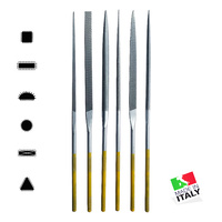 Corradi 180mm Platinum Needle File Set of 6