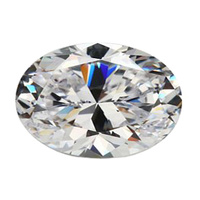 Oval Cubic Zirconia - White