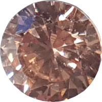 Round Cubic Zirconia - Champagne 