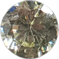 Round Cubic Zirconia - Light Peridot