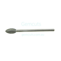 Diamond Plated Carving Burr - Barrel - Small