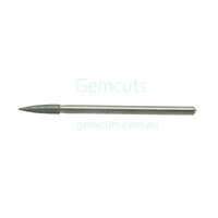 Diamond Plated Carving Burr - Flame - Small