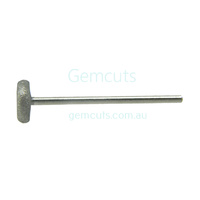 Diamond Plated Carving Burr - Round Edge Wheel 13.00mm (3.5mm Thick)