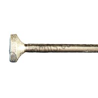 Diamond Plated Carving Burr - Inverted Cone Wheel with Rim - 180 Grit