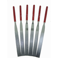 Diamond Flat Files - Set of 6 - Coarse to Fine