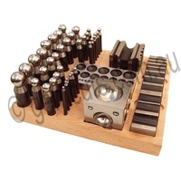 Doming Punch Set 40 Pieces in Wooden Stand