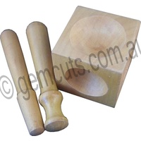 Doming Punch Set of 2 with Wooden Doming Block