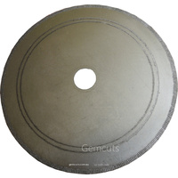 Diamond Lapidary Notched Saw Blade 8 Inch (200mm) 25mm Centre