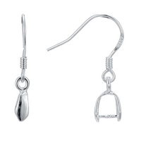 Sterling Silver Shepherd Hook with Pendant Bail